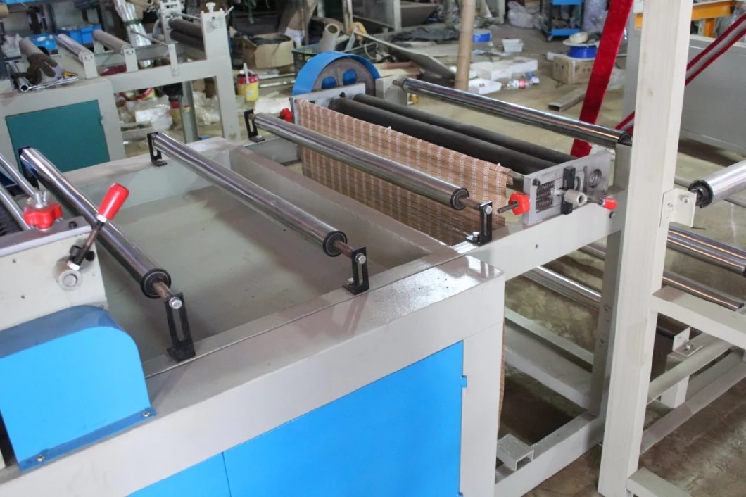 Automatic Sealing and Cutting Composite Air Bubble Bag Making Machine with Auto Gluing Function