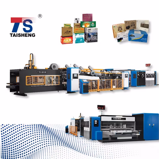 Fully Automatic Customized Carton Making Slotting Flexo Printing Rotary Die Cutting Machine with CE